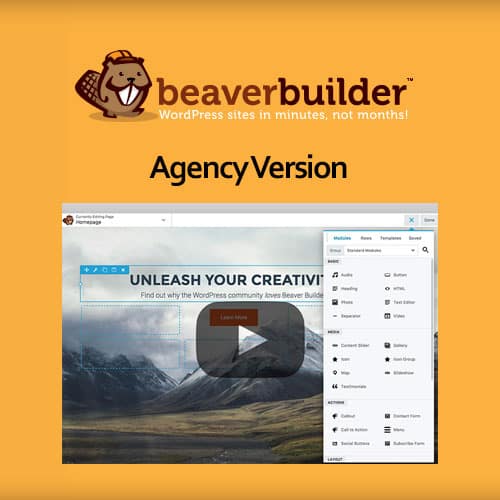 Beaver Builder Plugin – Agency Version