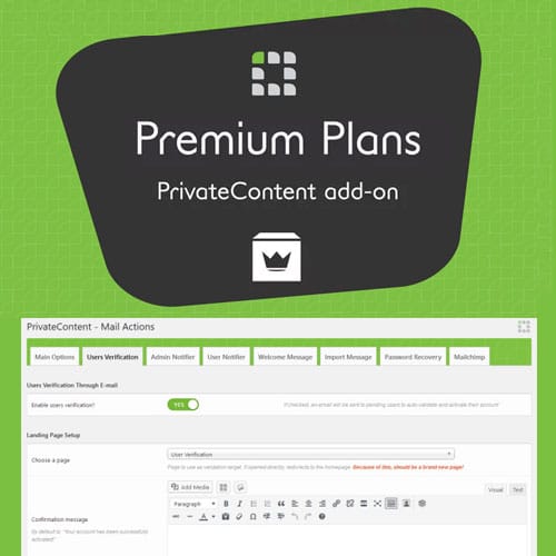 PrivateContent – Premium Plans Add-on